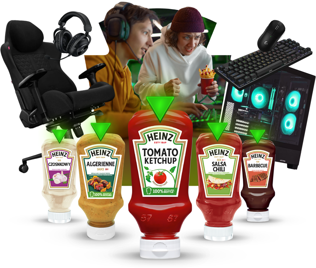Promocja Heinz i Żabka z nagrodami gamingowymi